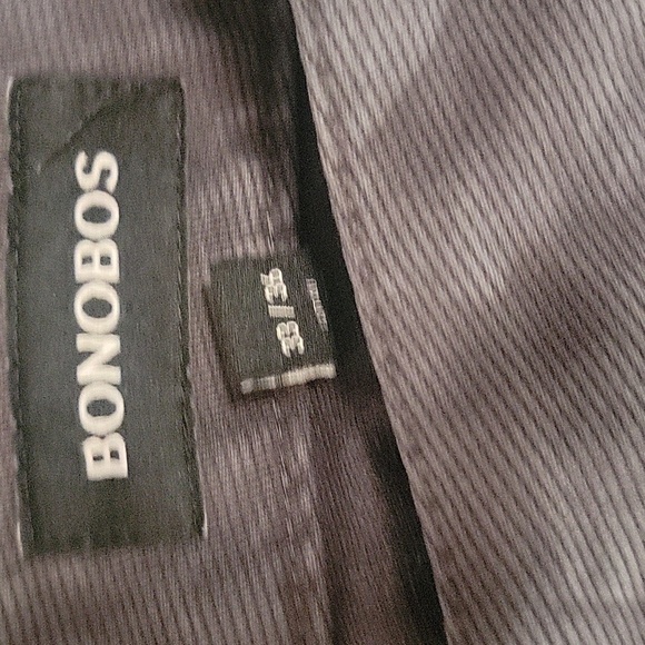 Bonobos Charcoal Trousers, Athletic Fit 33x36 - Picture 2 of 5